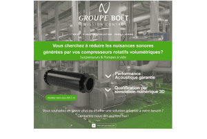 Silencieux AIR-S, silencieux d’air comprimé nouvelle génération avec performance acoustique garantie et qualification par simulation numérique 3D