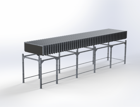 ensemble de baffles absorbante